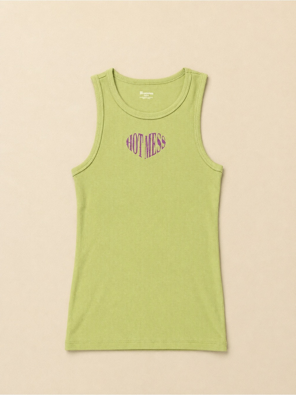 Hot mess custom embroidered tank